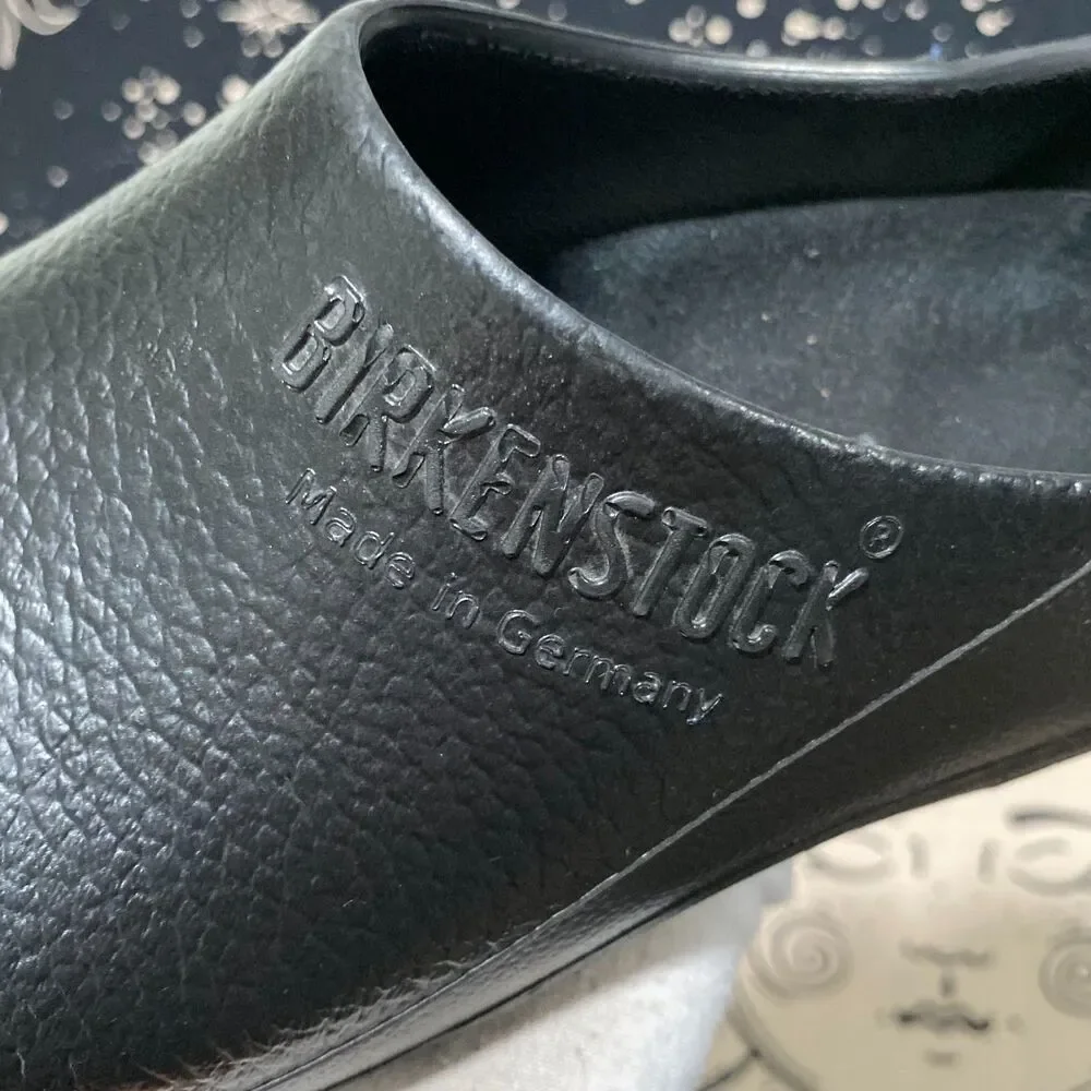 Birkenstock Profi-Birki 1027182 Clog Shoe Unisex W9/M7 Black Polyurethane Casual